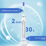 Electric Toothbrush with Blue Light Whitening