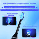 Electric Toothbrush with Blue Light Whitening