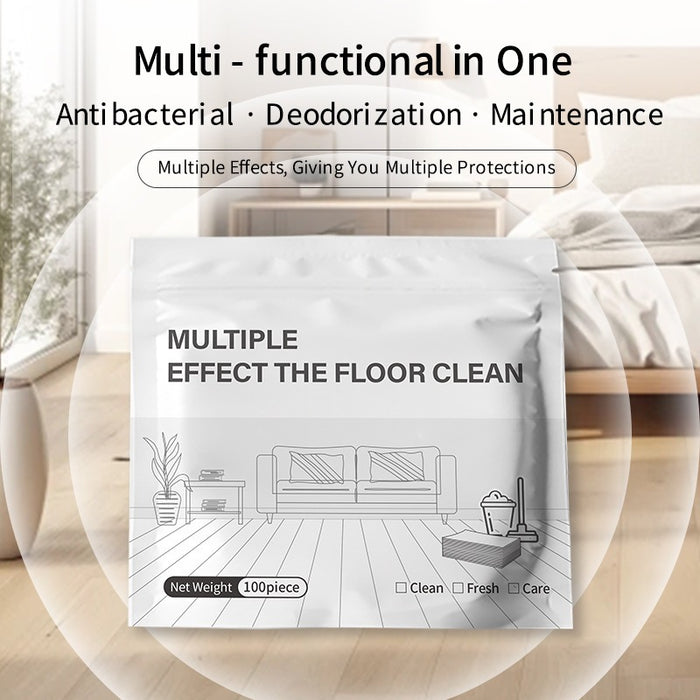 Floor cleaning tablets for mopping floors