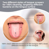 U-Shaped Tongue Scraper Oral Hygiene Tool