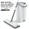Flat Mop with Self Cleaning Bucket